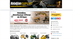 Desktop Screenshot of haladjian-export.com